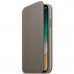 Купить Чехол Apple iPhone X Leather Case Folio Taupe (MQRY2)