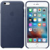 Купить Чехол Apple iPhone 6s Plus Leather Case Midnight Blue (MKXD2)