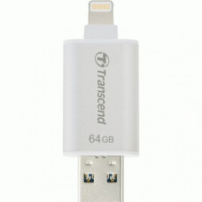 Накопитель Transcend JetDrive Go 300 USB / Lightning 64GB Silver (TS64GJDG300S)