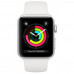Купить Apple Watch Series 3 42mm (GPS) Silver Aluminum Case with White Sport Band (MTF22)