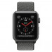 Купить Apple Watch Series 3 38mm (GPS+LTE) Space Grey Aluminium Case with Dark Olive Sport Loop (MQJT2)