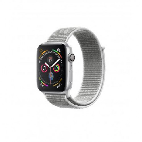 Купить Apple Watch Series 4 40mm (GPS) Silver Aluminum Case with Seashell Sport Loop (MU652)