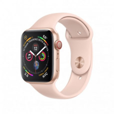 Apple Watch Series 4 44mm (GPS+LTE) Gold Aluminum Case with Pink Sand Sport Band (MTVW2/MTV02)