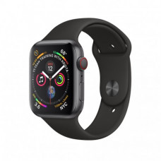 Apple Watch Series 4 44mm (GPS+LTE) Space Gray Aluminum Case with Black Sport Band (MTVU2/MTUW2)