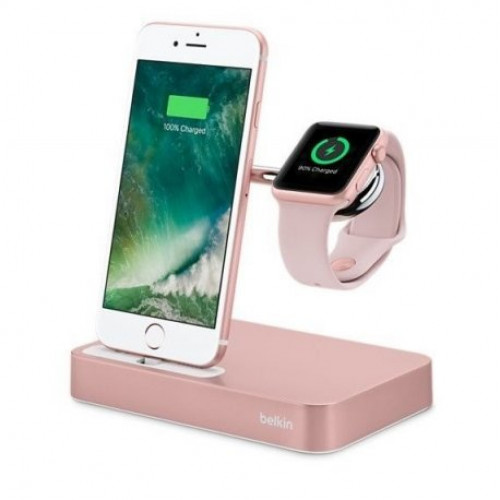 Купить Док-станция Belkin Valet Charge Dock для Apple Watch + iPhone Rose Gold (F8J183vfC00)