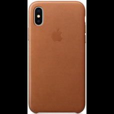 Чехол Apple iPhone X Leather Case Saddle Brown (MQTA2)