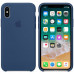 Купить Чехол Apple iPhone X Silicone Case Cobalt Blue (MQT42)