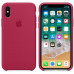 Купить Чехол Apple iPhone X Silicone Case Rose Red (MQT82)