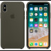 Купить Чехол Apple iPhone X Silicone Case Dark Olive (MR522)