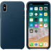 Купить Чехол Apple iPhone X Leather Case Cosmos Blue (MQTH2)