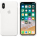 Купить Чехол Apple iPhone X Silicone Case White (MQT22)