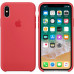 Купить Чехол Apple iPhone X Silicone Case Red Raspberry (MRG12)