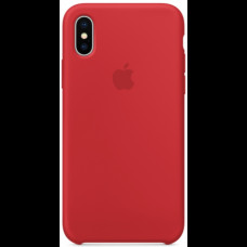 Чехол Apple iPhone X Silicone Case (Product) Red (MQT52)