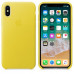 Купить Чехол Apple iPhone X Leather Case Spring Yellow (MRGJ2)