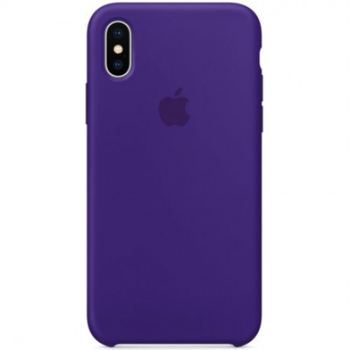 Купить Чехол Apple iPhone X Silicone Case Ultra Violet (MQT72)