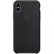 Чехол Apple iPhone X Silicone Case Black (MQT12)