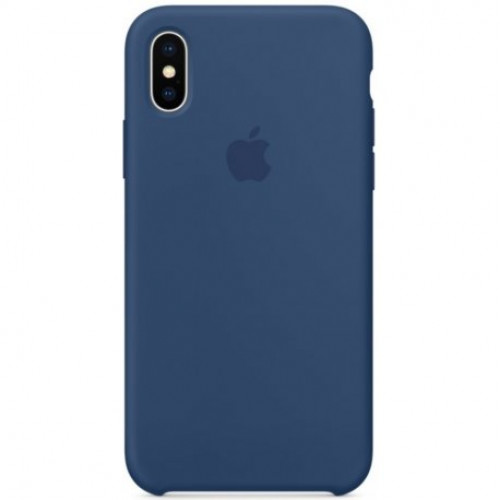 Купить Чехол Apple iPhone X Silicone Case Cobalt Blue (MQT42)