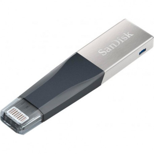 Купить Sandisk iXpand Mini 128 Gb, USB 3.0/Lightning for Apple (SDIX40N-128G-GN6NE)