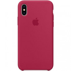 Чехол Apple iPhone X Silicone Case Rose Red (MQT82)