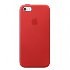 Чехол Apple iPhone SE Leather Case Red (MNYV2ZM/A)