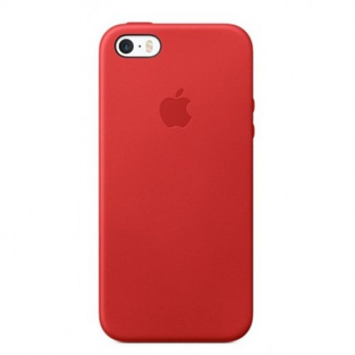 Купить Чехол Apple iPhone SE Leather Case Red (MNYV2ZM/A)