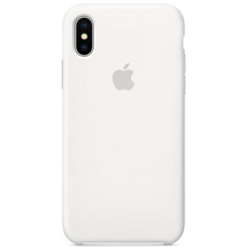 Купить Чехол Apple iPhone X Silicone Case White (MQT22)