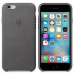 Купить Чехол Apple iPhone 6s Leather Case Storm Gray (MM4D2)