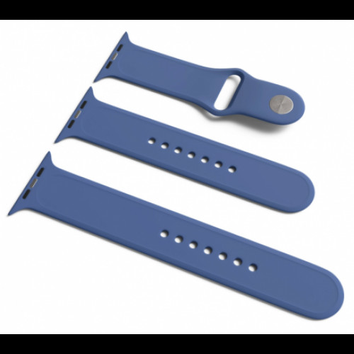 Купить Спортивный ремешок Sport Band для Apple Watch 38/40mm S/M&M/L 3pcs Delft Blue