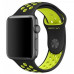 Купить Спортивный ремешок Nike Sport Band для Apple Watch 42mm Black/Volt (MQ2Q2)