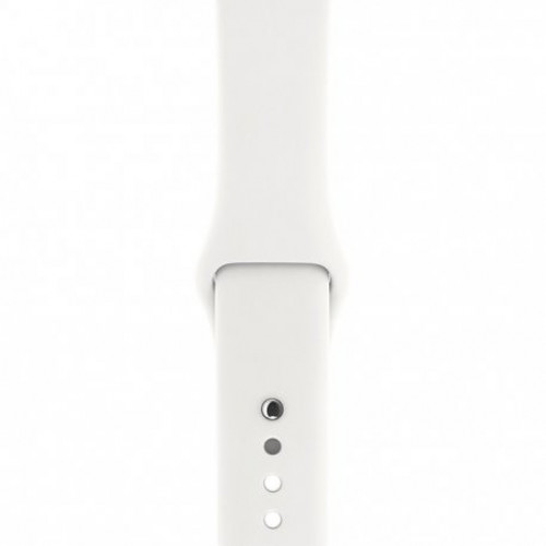 Купить Спортивный ремешок Silicon Band для Apple Watch 42/44mm 2pcs M White