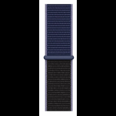 Спортивный ремешок Sport Loop Band для Apple Watch 42/44mm Midnight Blue/Black