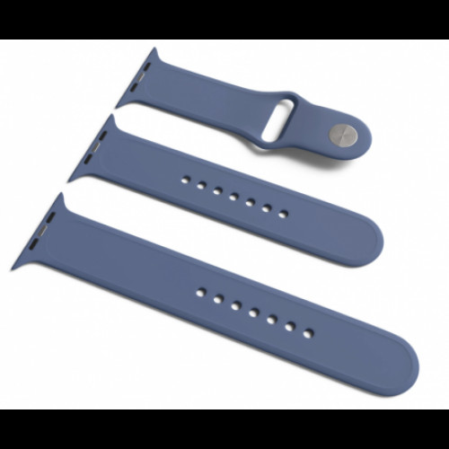Купить Спортивный ремешок Sport Band для Apple Watch 42/44mm S/M&M/L 3pcs Alaskan Blue