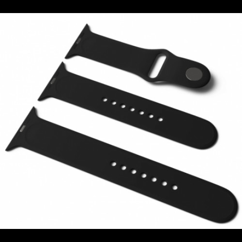 Купить Спортивный ремешок Sport Band для Apple Watch 42/44mm S/M&M/L 3pcs Black
