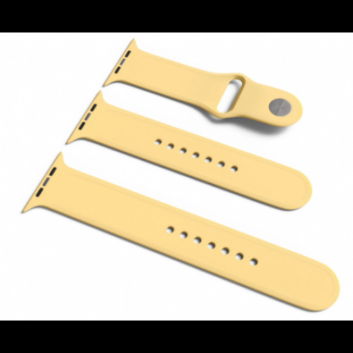Купить Спортивный ремешок Sport Band для Apple Watch 38/40mm S/M&M/L 3pcs Yellow