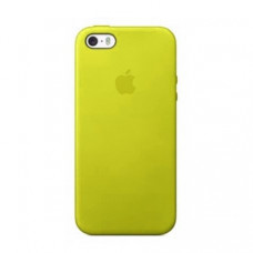 Накладка Silicone Case для iPhone SE Yellow