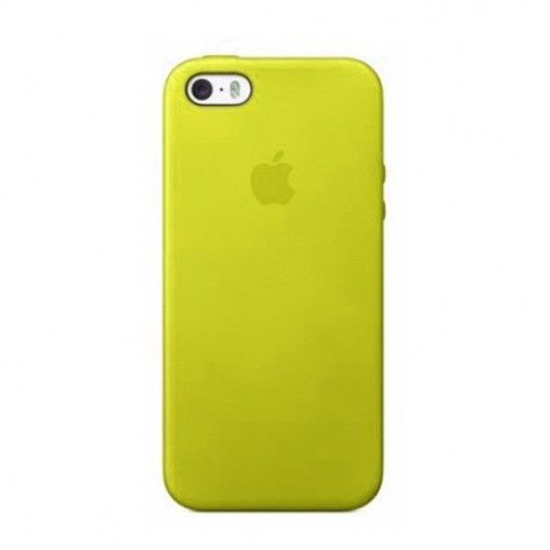 Купить Накладка Silicone Case для iPhone SE Yellow