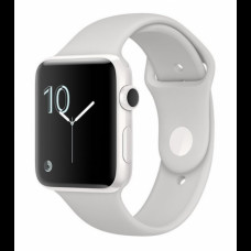 Apple Watch Series 2 38mm White Ceramic Edition Case with Cloud Sport Band (MNPF2)