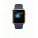Купить Apple Watch Series 1 42mm Gold Aluminum Case with Midnight Blue Sport Band (MQ122)