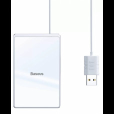 БЗУ Wireless Charger Baseus Card Ultra-Thin 15W с кабелем USB 1 м Silver (WX01B-S2)