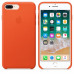 Купить Чехол Apple iPhone 8 Plus/ 7 Plus Leather Case Orange (MRGD2)