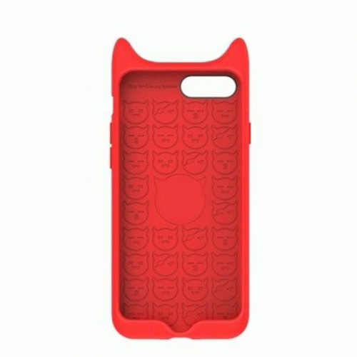 Купить Накладка  Baseus Shield Case Little Devil для iPhone 7 Red (ARAPIPH7-XM)