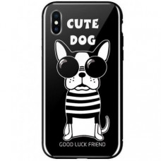 Чeхол WK для Apple iPhone XS (WPC-087) Cute Dog Black