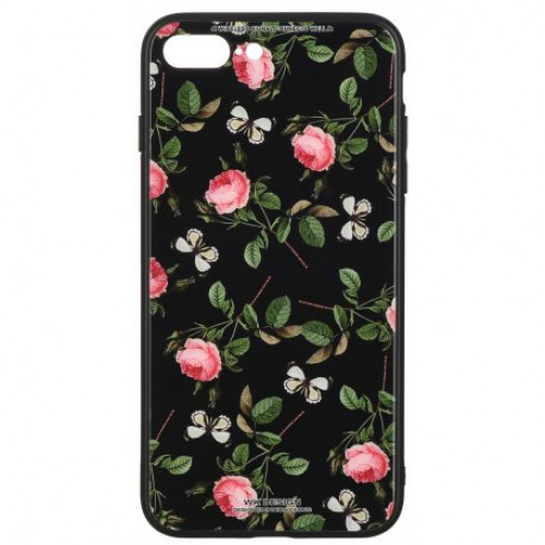 Купить Чeхол WK для Apple iPhone 7 Plus / 8 Plus (WPC-061) Flowers RD/BK