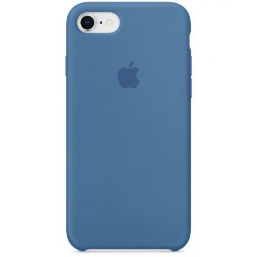 Купить Чехол Apple iPhone 8 Silicone Case Denim Blue (MRFR2)