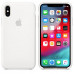 Купить Чехол Apple iPhone XS Silicone Case White (MRW82)