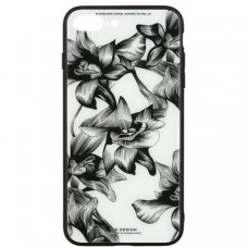 Чeхол WK для Apple iPhone 7 Plus / 8 Plus (WPC-061) Flowers BK/WH