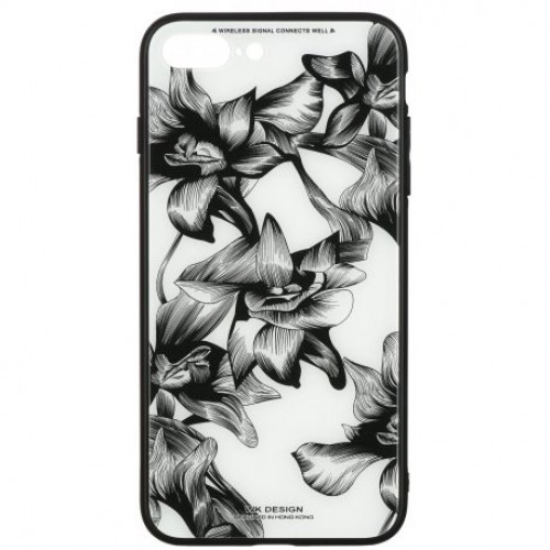 Купить Чeхол WK для Apple iPhone 7 Plus / 8 Plus (WPC-061) Flowers BK/WH