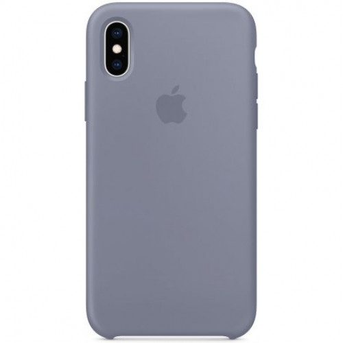 Купить Чехол Apple iPhone XS Silicone Case Lavender Gray (MTFC2)