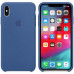 Купить Чехол Apple iPhone XS Max Silicone Case Deft Blue (MVF62)