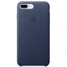 Чехол Apple iPhone 8 Plus/ 7 Plus Leather Case Midnight Blue (MQHL2)